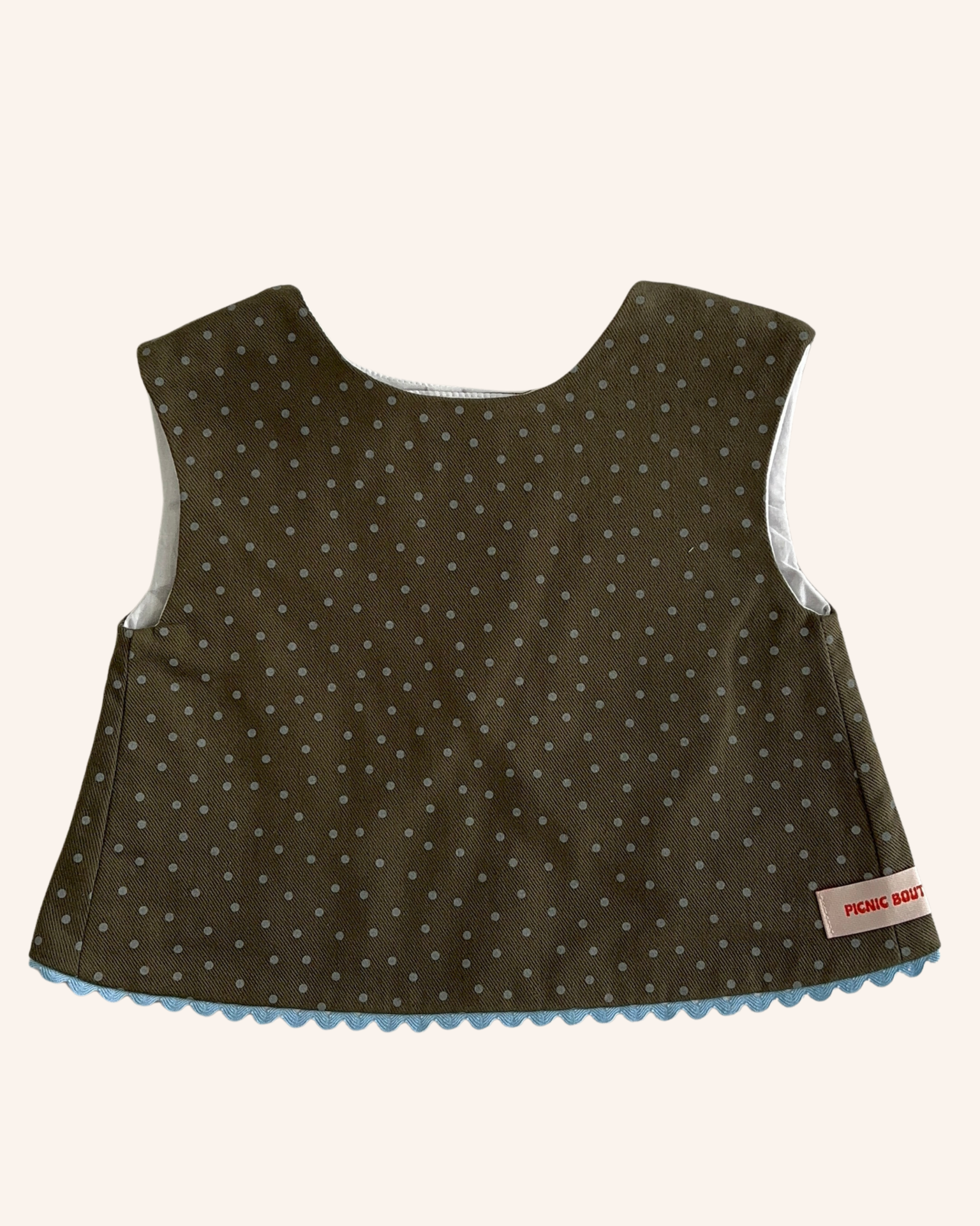 Blusa espalda cruzada polka dots