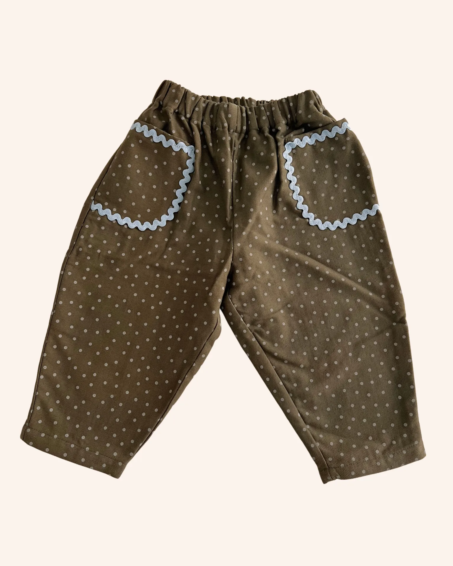 Pantalón largo globo - polka dots